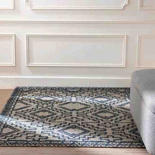 Geometric Flat Weave Jute Dhurrie