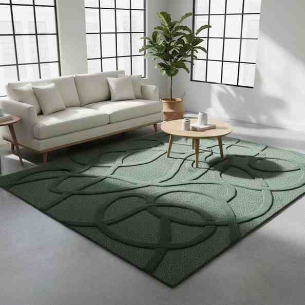 Hand Tufted Modern Abstract Rug