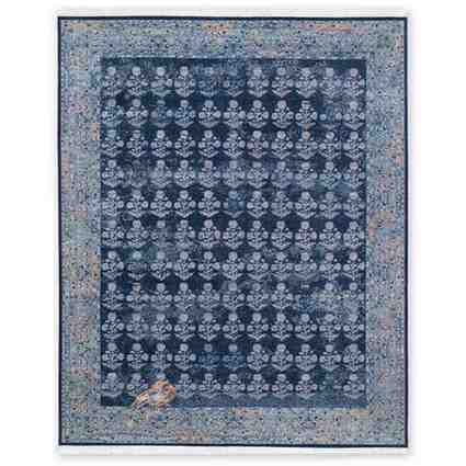 Neelpari Hand Knotted Woollen And Silk Rug